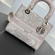 Fortok Dior Lady D-lite Light Pink 24*20*11cm - 4