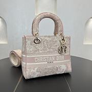 Fortok Dior Lady D-lite Light Pink 24*20*11cm - 3