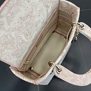 Fortok Dior Lady D-lite Light Pink 24*20*11cm - 2