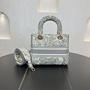 Fortok Dior Lady D-lite Light Blue 24*20*11cm - 6