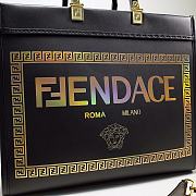 Fortok Fendi Sunshine Tote Black 35*17*31 cm - 4