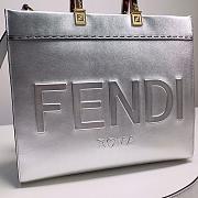Fortok Fendi Sunshine Tote Silver 35*17*31 cm - 3
