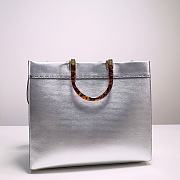 Fortok Fendi Sunshine Tote Silver 35*17*31 cm - 5