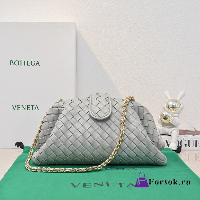 Fortok Bottega Veneta Lauren 1980 Grey 31.5*16.5*11cm - 1