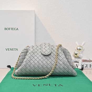 Fortok Bottega Veneta Lauren 1980 Grey 31.5*16.5*11cm