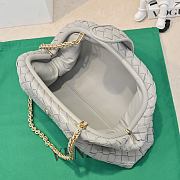 Fortok Bottega Veneta Lauren 1980 Grey 31.5*16.5*11cm - 4