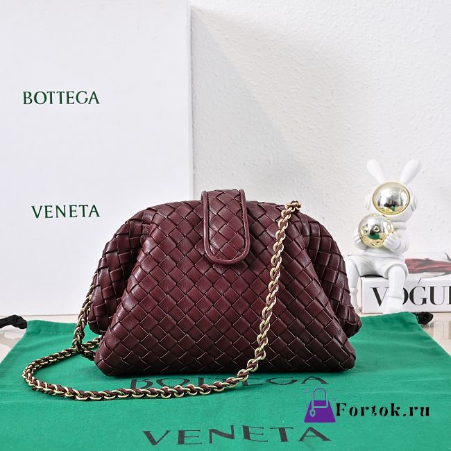 Fortok Bottega Veneta Lauren 1980 Rouge 27*15*8cm - 1