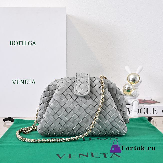 Fortok Bottega Veneta Lauren 1980 Grey 27*15*8cm - 1