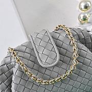 Fortok Bottega Veneta Lauren 1980 Grey 27*15*8cm - 4