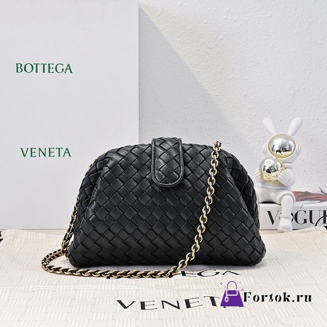Fortok Bottega Veneta Lauren 1980 Black 27*15*8cm - 1