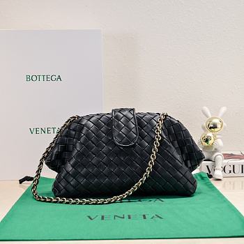 Fortok Bottega Veneta Lauren 1980 Black 31.5*16.5*11cm