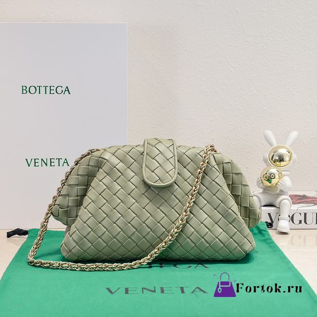 Fortok Bottega Veneta Lauren 1980 Moss Green 31.5*16.5*11cm - 1