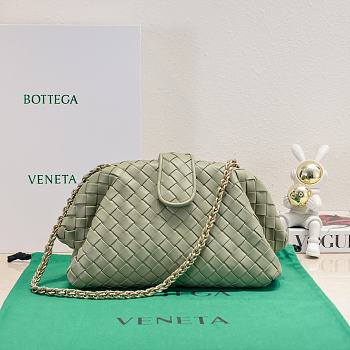 Fortok Bottega Veneta Lauren 1980 Moss Green 31.5*16.5*11cm