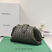 Fortok Bottega Veneta Lauren 1980 Dark Moss Green 31.5*16.5*11cm - 3