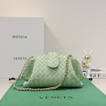 Fortok Bottega Veneta Lauren 1980 Baby Green 31.5*16.5*11cm