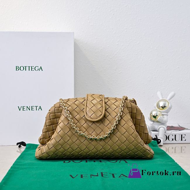 Fortok Bottega Veneta Lauren 1980 Brown 31.5*16.5*11cm - 1