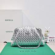 Fortok Bottega Veneta Lauren 1980 Silver  31.5*16.5*11cm - 1