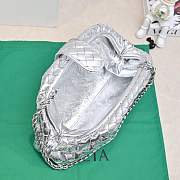 Fortok Bottega Veneta Lauren 1980 Silver  31.5*16.5*11cm - 6
