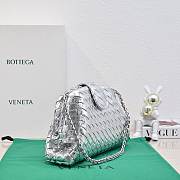 Fortok Bottega Veneta Lauren 1980 Silver  31.5*16.5*11cm - 5