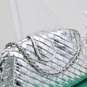 Fortok Bottega Veneta Lauren 1980 Silver  31.5*16.5*11cm - 3