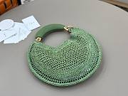 Fortok Chloe Summer Banana Hobo Bag Green 36*21.5 cm - 6