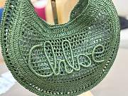 Fortok Chloe Summer Banana Hobo Bag Green 36*21.5 cm - 5