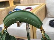 Fortok Chloe Summer Banana Hobo Bag Green 36*21.5 cm - 4