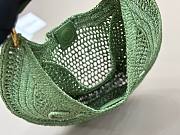 Fortok Chloe Summer Banana Hobo Bag Green 36*21.5 cm - 3