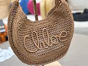 Fortok Chloe Summer Banana Hobo Bag Brown 36*21.5 cm - 6