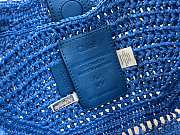 Fortok Chloe Summer Banana Hobo Bag Blue 36*21.5 cm - 6