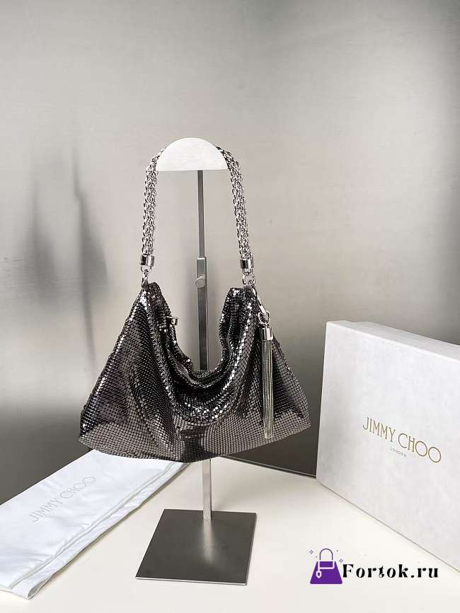 Fortok Jimmy Choo Callie shoulder bag Black 24 ×20 ×3.5 cm - 1