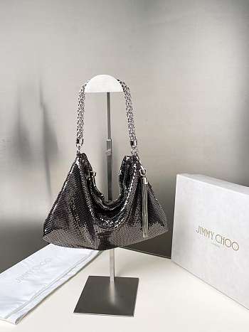 Fortok Jimmy Choo Callie shoulder bag Black 24 ×20 ×3.5 cm