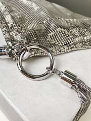 Fortok Jimmy Choo Callie shoulder bag Silver 24 ×20 ×3.5 cm - 4