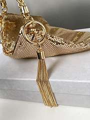 Fortok Jimmy Choo Callie shoulder bag Gold 24 ×20 ×3.5 cm - 2