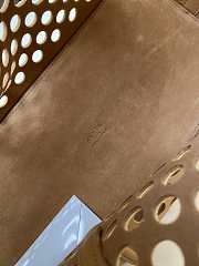 Fortok Alaïa Neo Mina 32 Perforated Calfskin Tote Brown 32x19x16cm - 4