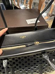 Fortok Alaïa Neo Mina 32 Perforated Calfskin Tote Black 02 32x19x16cm - 3