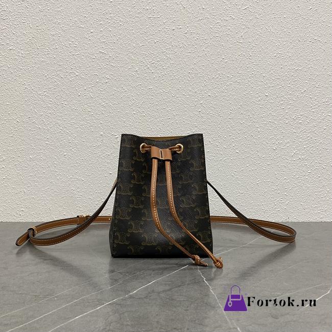 Fortok Celine Micro Sailor Black 13.5x17.5x11cm  - 1