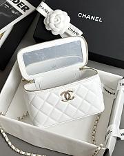 Fortok Chanel 24S Vanity Handle White 9.5x17x7.8cm - 6