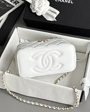 Fortok Chanel 24S Vanity Handle White 9.5x17x7.8cm - 5