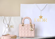 Fortok Dior ABC Bag Pink 20 x 16.5 x 8 cm - 1
