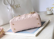 Fortok Dior ABC Bag Pink 20 x 16.5 x 8 cm - 4
