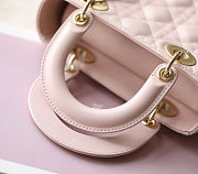 Fortok Dior ABC Bag Pink 20 x 16.5 x 8 cm - 3