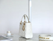 Fortok Dior ABC Bag White 20 x 16.5 x 8 cm - 5