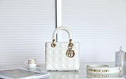 Fortok Dior ABC Bag White 20 x 16.5 x 8 cm - 2