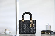 Fortok Dior ABC Bag Black 20 x 16.5 x 8 cm - 1