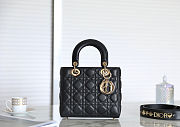 Fortok Dior ABC Bag Black 20 x 16.5 x 8 cm - 3