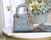 Fortok Dior Mini Lady Blue 12 x 10 x 5 cm - 2