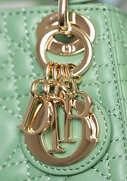Fortok Dior Mini Lady Green 12 x 10 x 5 cm - 6