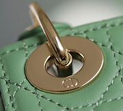 Fortok Dior Mini Lady Green 12 x 10 x 5 cm - 4