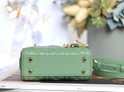 Fortok Dior Mini Lady Green 12 x 10 x 5 cm - 2